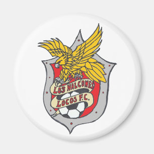 Íman Loucos FC do Los Halcones - imã de geladeira