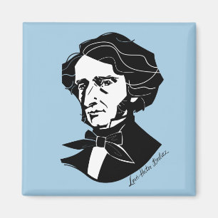 Íman Louis-Hector Berlioz (sobre fundo colorido)