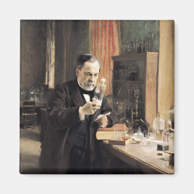 Íman Louis Pasteur em seu Laboratório, 1885 (Frente)