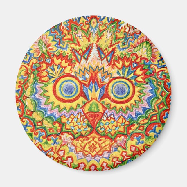 Íman Louis Wain cat Magnet (Frente)