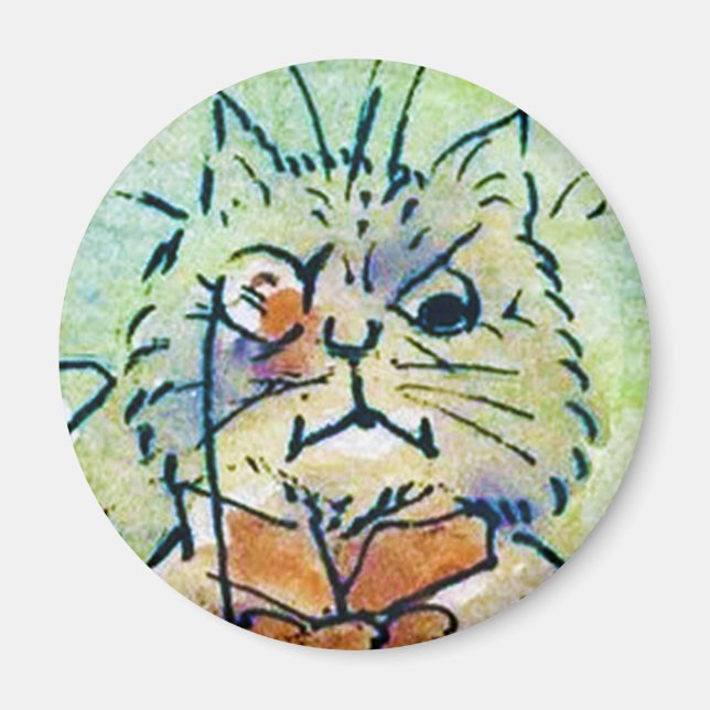 Íman Louis Wain cat Magnet (Frente)