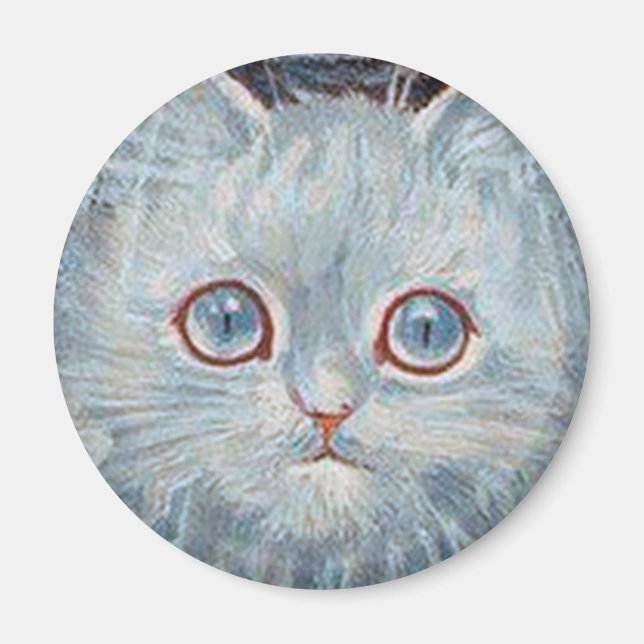 Íman Louis Wain cat Magnet (Frente)