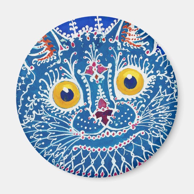 Íman Louis Wain cat Magnet (Frente)