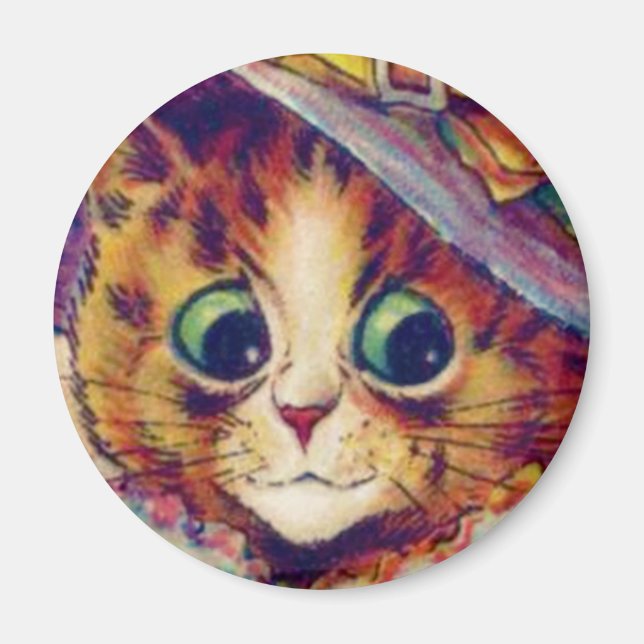 Íman Louis Wain cat Magnet (Frente)