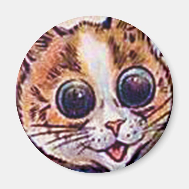 Íman Louis Wain cat Magnet (Frente)