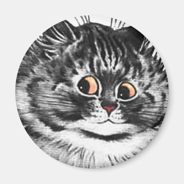 Íman Louis Wain cat Magnet (Frente)