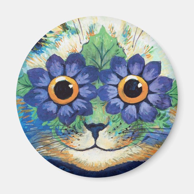 Íman Louis Wain cat Magnet (Frente)