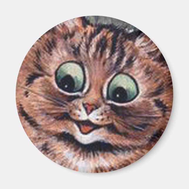 Íman Louis Wain cat Magnet (Frente)