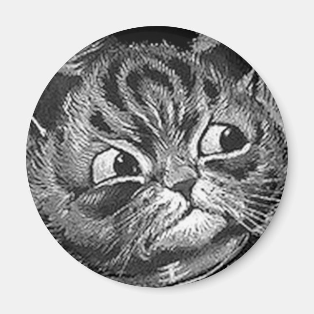 Íman Louis Wain cat Magnet (Frente)