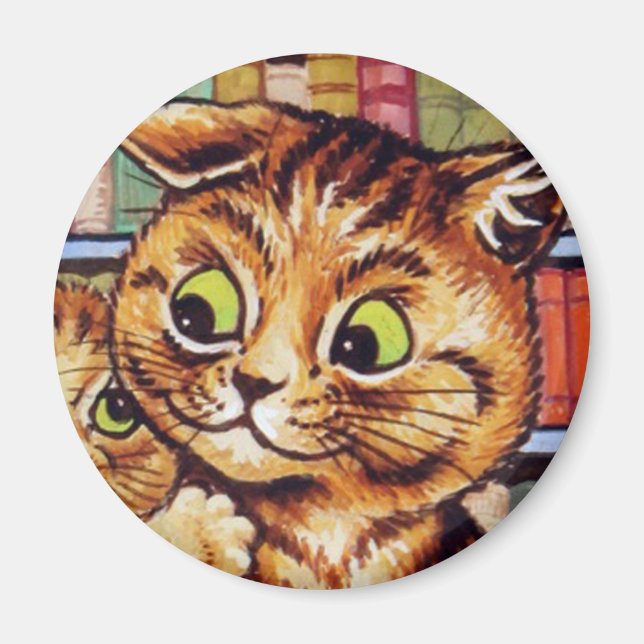 Íman Louis Wain cat Magnet (Frente)