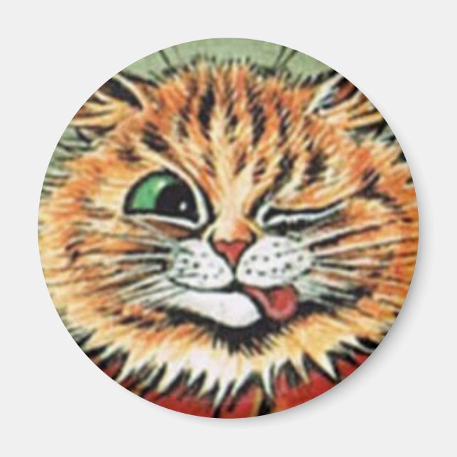 Íman Louis Wain cat Magnet (Frente)