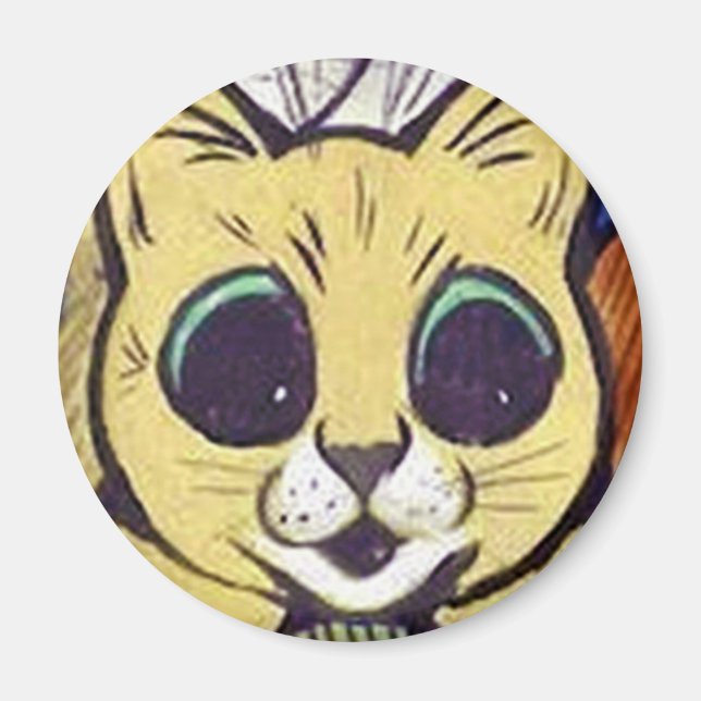 Íman Louis Wain cat Magnet (Frente)
