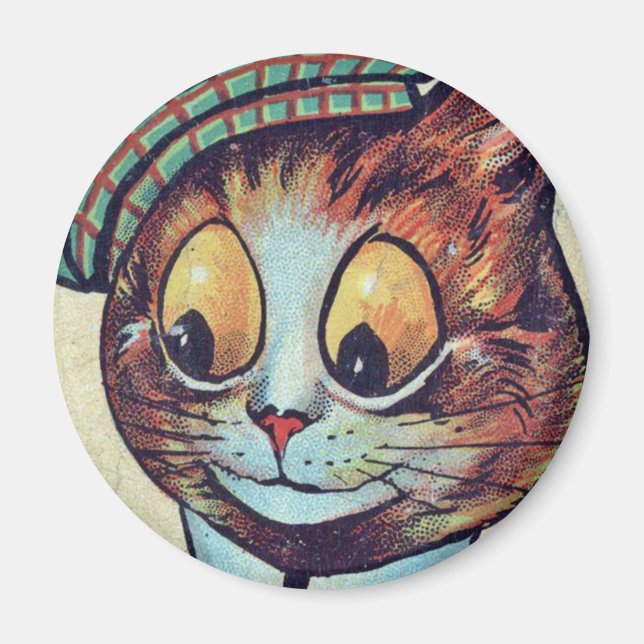 Íman Louis Wain cat Magnet (Frente)