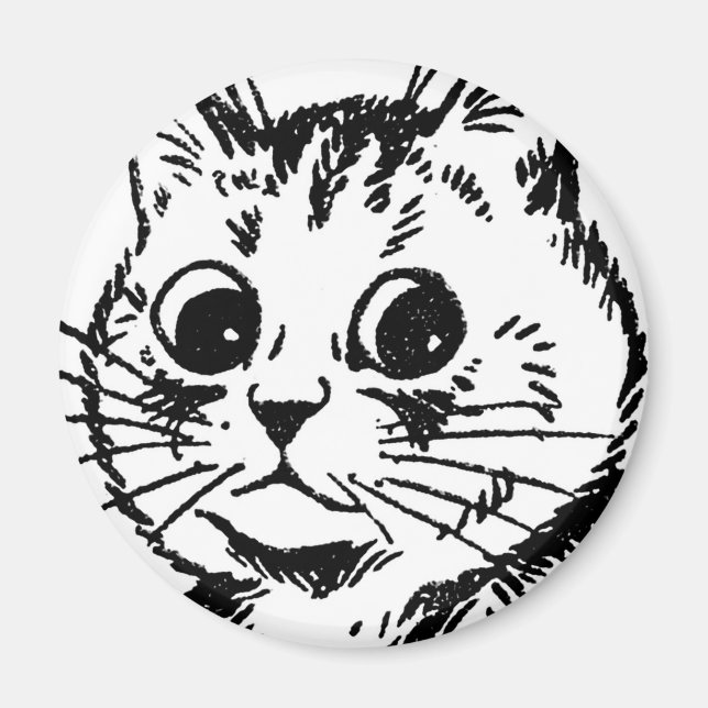 Íman Louis Wain cat Magnet (Frente)