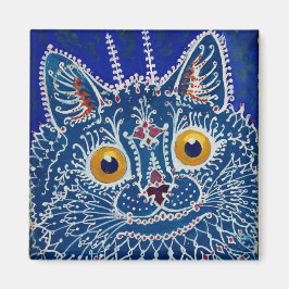 Íman Louis Wain Psychedelic Blue Cat