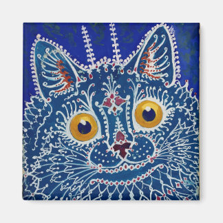 Íman Louis Wain Psychedelic Blue Cat