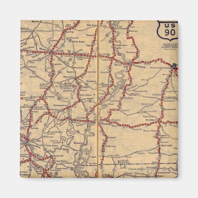 Íman Louisiana 9 (Frente)