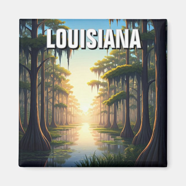 Íman Louisiana Barataria Preserve (Frente)