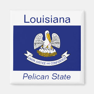 Íman Louisiana Flag Magnet