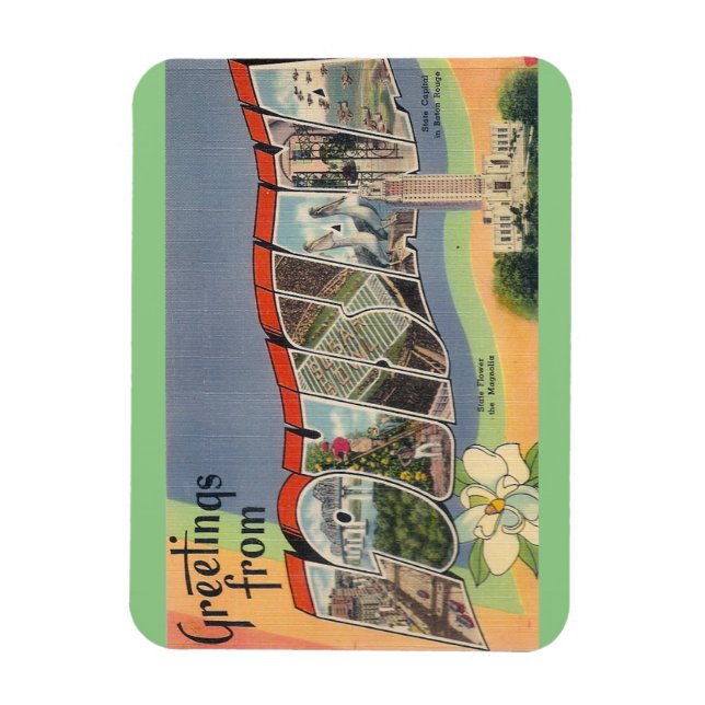 Íman Louisiana Magnet (Vertical)