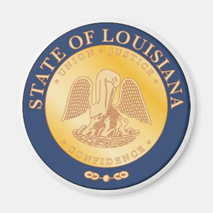 Íman Louisiana State Seal Magnet