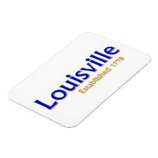 Íman Louisville criou um ímã de fotos flexível de 3"x4"