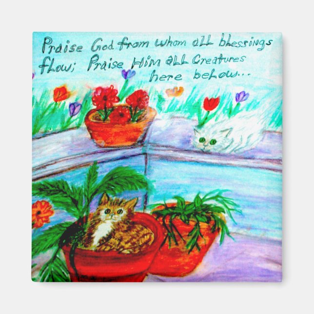 Íman Louvado Deus de quem todas as bençãos fluem (Frente)