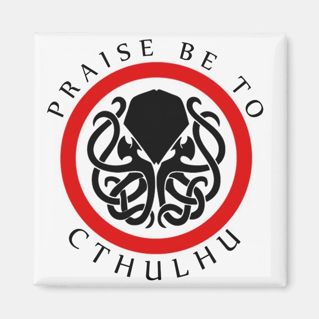 Íman Louvado Seja Por Cthulhu (Frente)