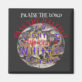 Íman Louvando o Senhor Halibut Fish & Chips FV poderoso