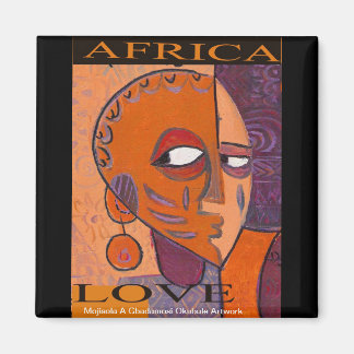 Íman Love Africa Magnet por Mojisola A Gbadamosi Okubul