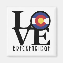 Íman LOVE Breckenridge CO Magnet