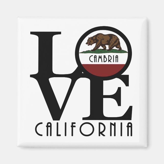 Íman LOVE Cambria California (Frente)