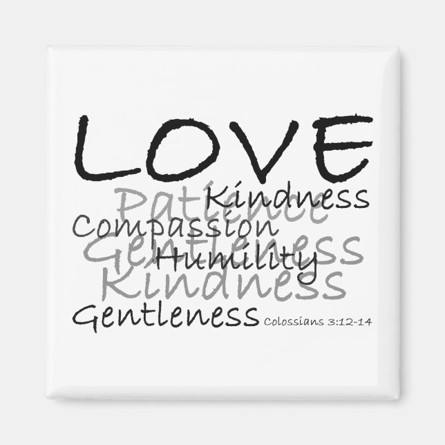Íman Love Colossians 3 Magnet (Frente)