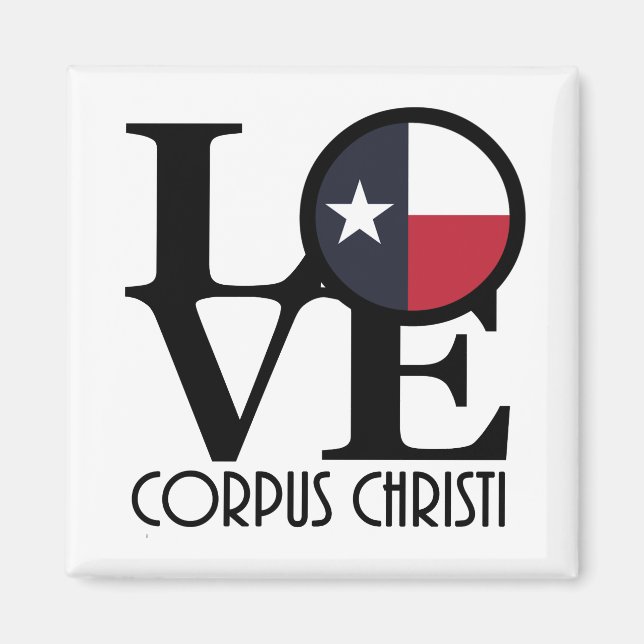 Íman LOVE Corpus Christi Texas (Frente)