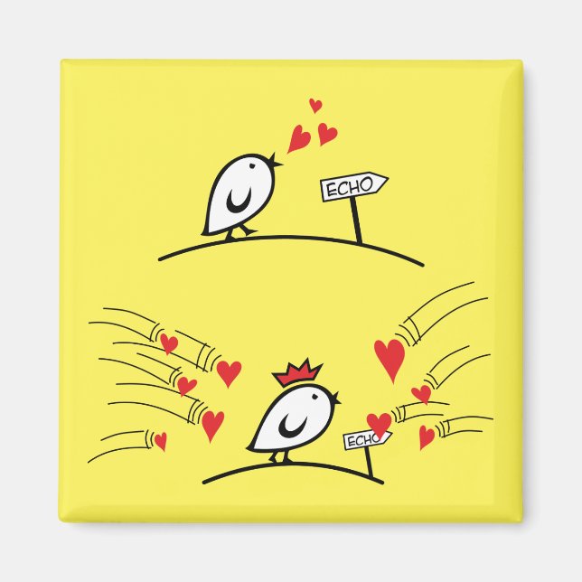 Íman LOVE ECHO - Comic Birds Tweetlercools 1 (Frente)