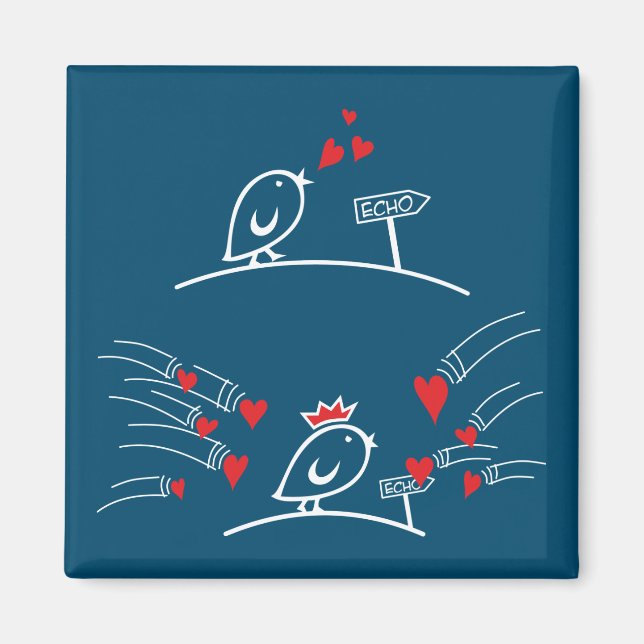 Íman LOVE ECHO - Comic Birds Tweetlercools 2 (Frente)