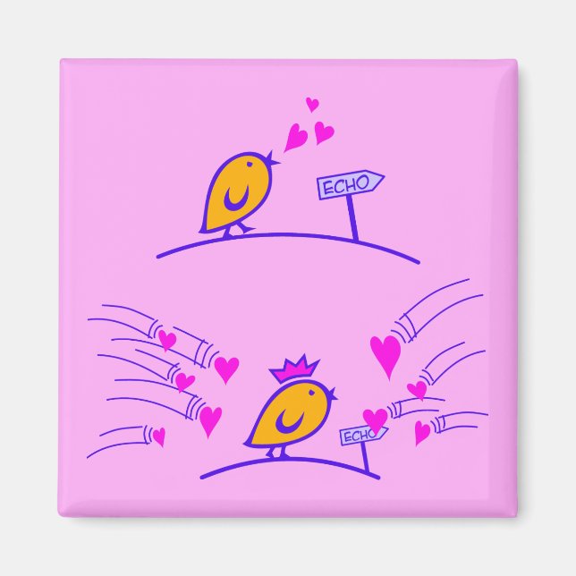 Íman LOVE ECHO - Comic Birds Tweetlercools 3 (Frente)