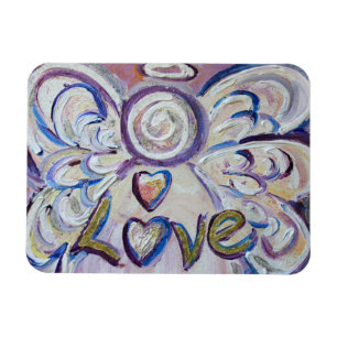 Íman Love Heart Guardian Angel Word Magnet