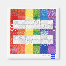 Íman Love Is Love (wd) Rainbow Equality magnet