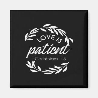 Íman Love Is Patient Corinthians Scripture Minimal Desi