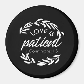 Íman Love Is Patient Corinthians Scripture Minimal Desi