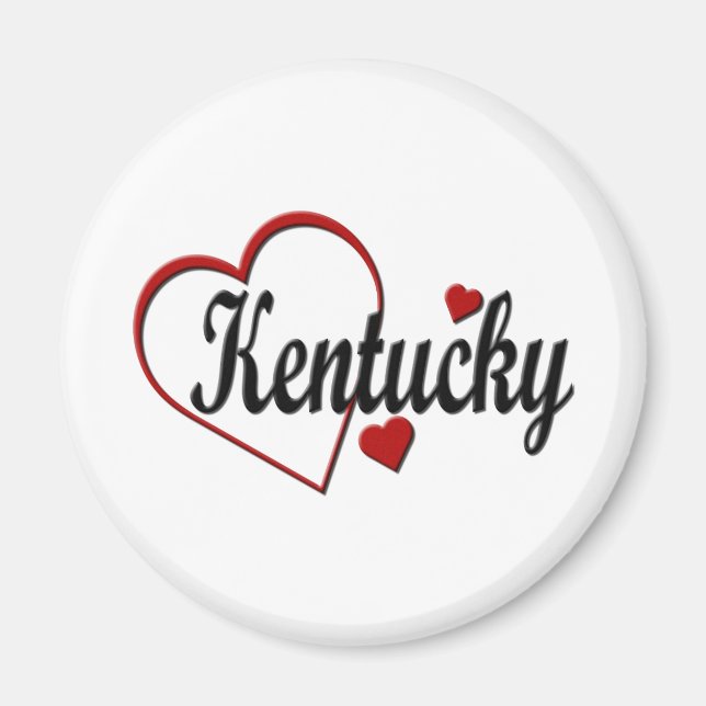 Íman Love Kentucky Hearts (Frente)