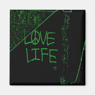 Íman Love Life Grafite Magnet - Neon Green