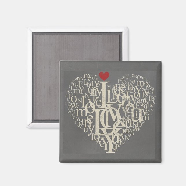 Íman Love Magnet (Front/Back)