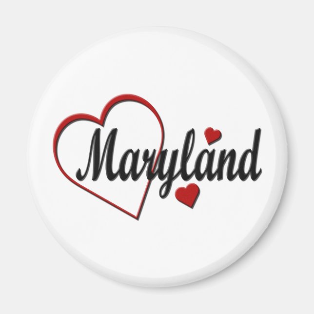 Íman Love Maryland Hearts (Frente)