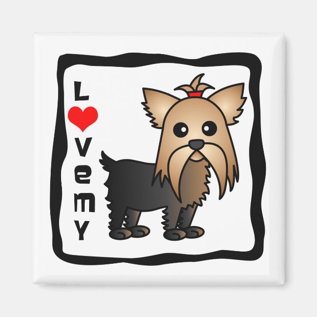 Íman Love My Yorkshire Terrier (Frente)