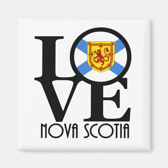 Íman LOVE Nova Escócia (Frente)