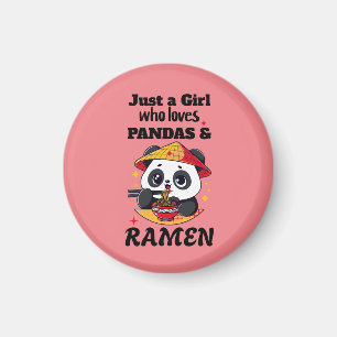 Íman Love Pandas e Ramen
