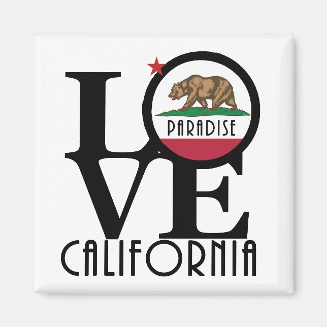 Íman LOVE Paradise California (Frente)