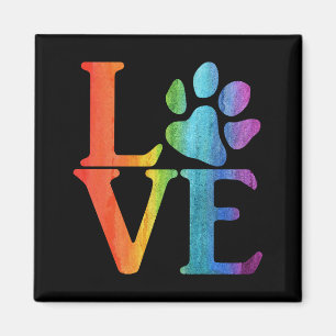 Íman Love Paw Classic Rainbow